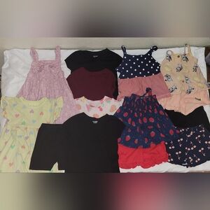 Toddler Girls Summer Clothing Bundle | Mostly 3T | Dresses, Tops & Shorts